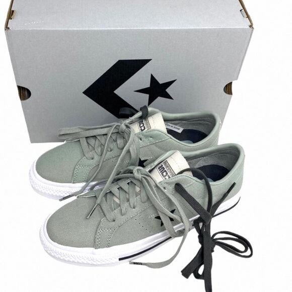 Converse CONS One Star Pro OX Low Top Canvas Gray 172634C Sneakers Size Women's - Picture 7 of 13